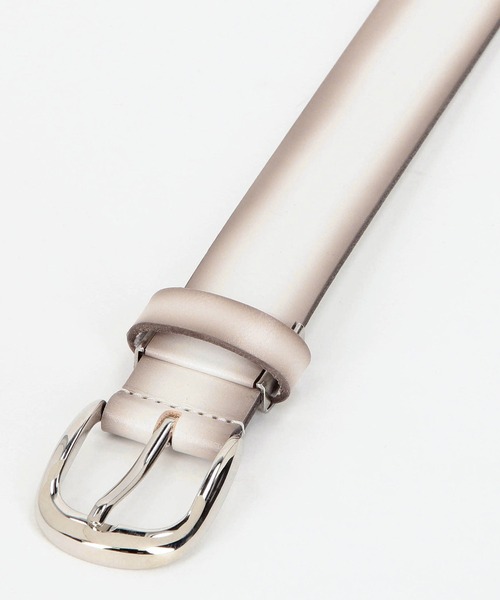 NICOLE CLUB FOR MEN（ニコルクラブフォーメン）の「グラデーションレザーベルト（ベルト・メンズ・キャメル/ブラック/ダークブラウン/オフホワイト・FREE）」の3枚目の写真