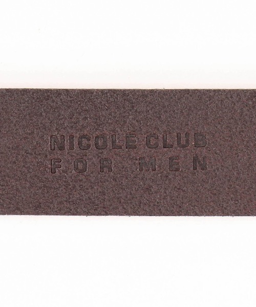 NICOLE CLUB FOR MEN（ニコルクラブフォーメン）の「グラデーションレザーベルト（ベルト・メンズ・キャメル/ブラック/ダークブラウン/オフホワイト・FREE）」の8枚目の写真