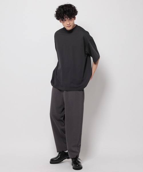 セール】ネック切り替えスムースTシャツ（Tシャツ/カットソー