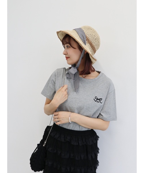 JUMELLE(ジュメロ)の「shishu logo T(Tシャツ/カットソー・レディース・ホワイト/グレー・FREE)」の13枚目の写真