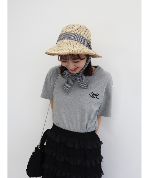 JUMELLE(ジュメロ)の「shishu logo T(Tシャツ/カットソー・レディース・ホワイト/グレー・FREE)」の14枚目の写真