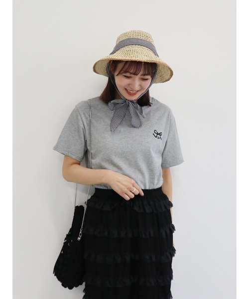 JUMELLE(ジュメロ)の「shishu logo T(Tシャツ/カットソー・レディース・ホワイト/グレー・FREE)」の15枚目の写真