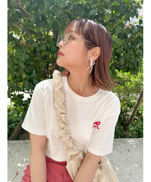 JUMELLE(ジュメロ)の「shishu logo T(Tシャツ/カットソー・レディース・ホワイト/グレー・FREE)」の18枚目の写真