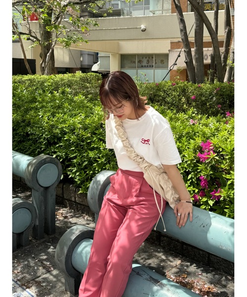 JUMELLE(ジュメロ)の「shishu logo T(Tシャツ/カットソー・レディース・ホワイト/グレー・FREE)」の22枚目の写真