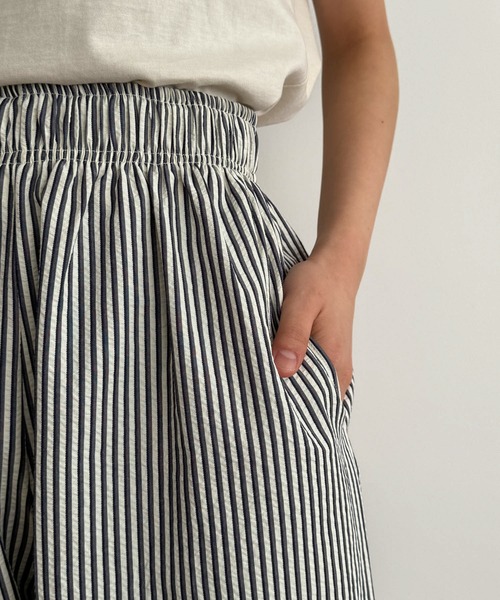 CANAL JEAN（キャナルジーン）の「El mar　ストライプイージーパンツ（その他パンツ・レディース・グレー/サックスブルー・ONE SIZE）」の11枚目の写真