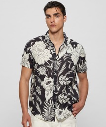 Guess | ECO Island Linen Shirt 半袖 シャツ メンズ(シャツ/ブラウス)