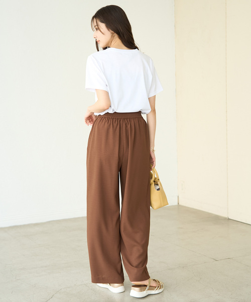 ROPE' PICNIC（ロペピクニック）の「RENU/ロゴ&フォトTシャツ（Tシャツ/カットソー・レディース・ホワイト系その他/ホワイト/ブラック/ブルー系その他4・40/38）」の13枚目の写真