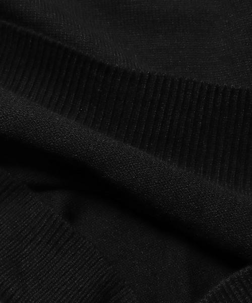 ROOPTOKYO(ループトウキョウ)の「College Logo Crewneck Knit クルーネックニットプルオーバー カレッジロゴ(ニット/セーター・メンズ・ブラック/グレー・M/L/XL)」の6枚目の写真