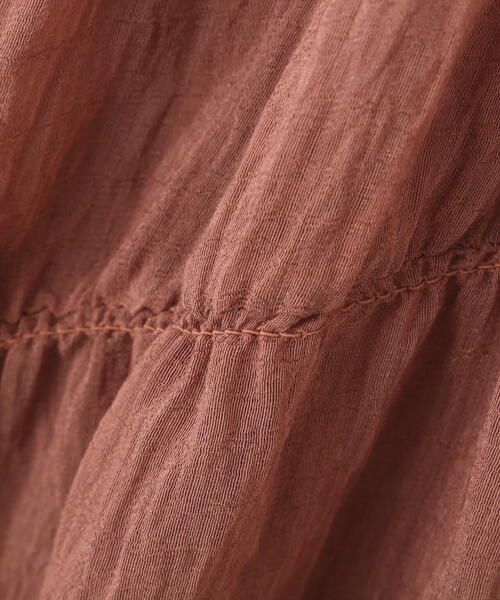 FREE'S MART(フリーズマート)の「◇シャーリングドロストチュニックブラウス(シャツ/ブラウス・レディース・ブラック/ホワイト/ブラウン/イエロー・FREE)」の11枚目の写真