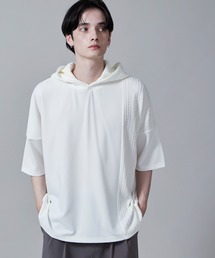 LUCY | LUCY/ジオメトリックブロックフードT(Tシャツ/カットソー)