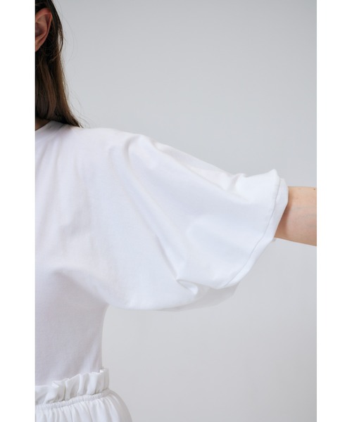 エンフォルド　 STAPLE天竺 Decorative T-SHIRT enfold エンフォルドSTAPLE天竺 Decorative Tシャツ