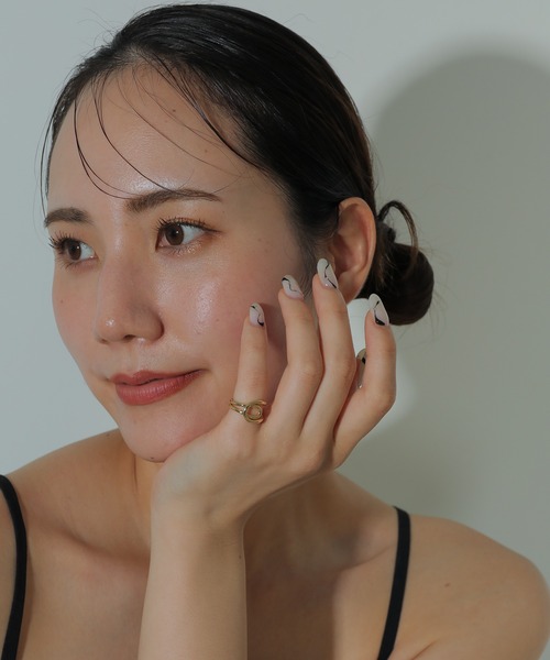emesuelee(エメスーリー)の「日本製 ニッケルフリー デザインピンキーリング(リング・レディース・シルバー系2/ゴールド系1/シルバー/ゴールド系2/ゴールド/シルバー系1・フリー)」の15枚目の写真