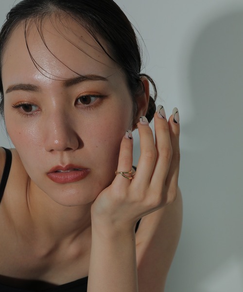emesuelee(エメスーリー)の「日本製 ニッケルフリー デザインピンキーリング(リング・レディース・シルバー系2/ゴールド系1/シルバー/ゴールド系2/ゴールド/シルバー系1・フリー)」の18枚目の写真