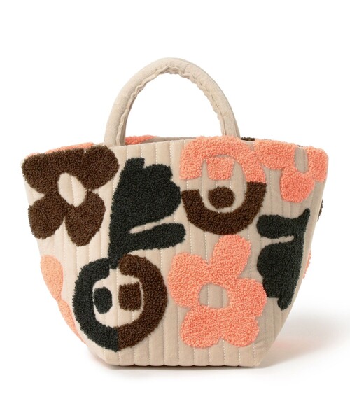 Ray BEAMS（レイビームス）の「【別注】beej / キルト トートバッグ（ハンドバッグ・レディース・ライトブルー/ピンク/オフホワイト・ONE SIZE）」の15枚目の写真