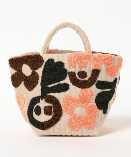 Ray BEAMS（レイビームス）の「【別注】beej / キルト トートバッグ（ハンドバッグ・レディース・ライトブルー/ピンク/オフホワイト・ONE SIZE）」の16枚目の写真