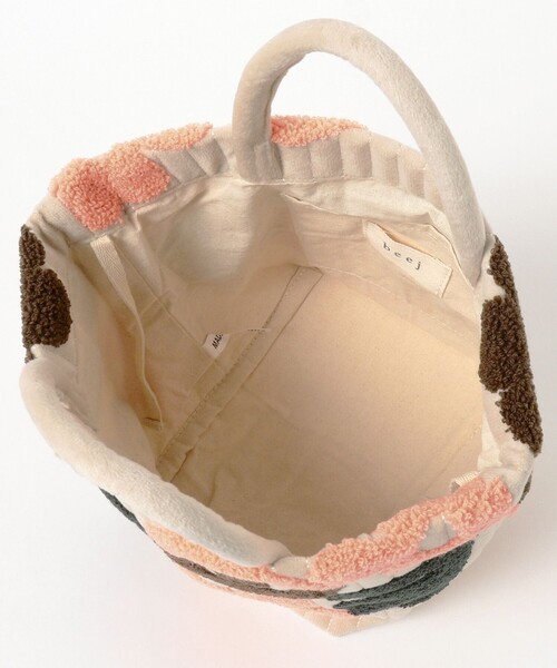 Ray BEAMS（レイビームス）の「【別注】beej / キルト トートバッグ（ハンドバッグ・レディース・ライトブルー/ピンク/オフホワイト・ONE SIZE）」の17枚目の写真