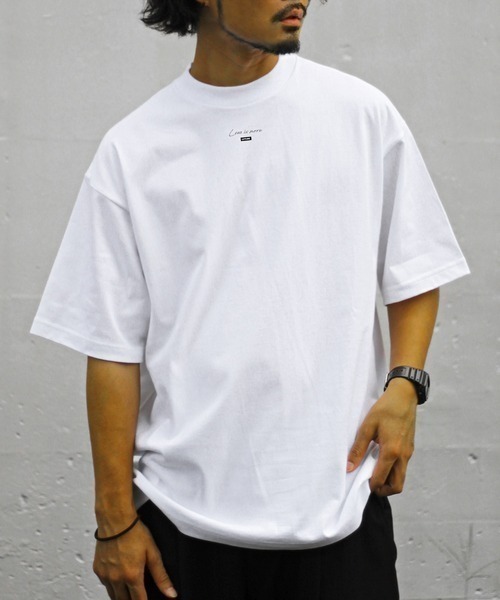 Leyline(レイライン)の「【Leyline】Shallow mock neck tee(浅めのモックネックT)(Tシャツ/カットソー・メンズ・ネイビー/ホワイト・X-LARGE/LARGE/MEDIUM)」の2枚目の写真