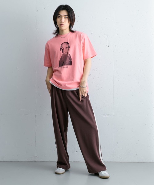 SENSE OF PLACE by URBAN RESEARCH(センスオブプレイスバイアーバンリサーチ)の「ヴィンテージライクTシャツ(モーツァルト)(Tシャツ/カットソー・メンズ・ブラック/ピンク・MEDIUM/LARGE)」の11枚目の写真