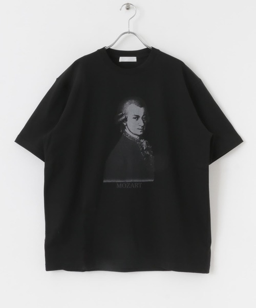 SENSE OF PLACE by URBAN RESEARCH(センスオブプレイスバイアーバンリサーチ)の「ヴィンテージライクTシャツ(モーツァルト)(Tシャツ/カットソー・メンズ・ブラック/ピンク・MEDIUM/LARGE)」の15枚目の写真