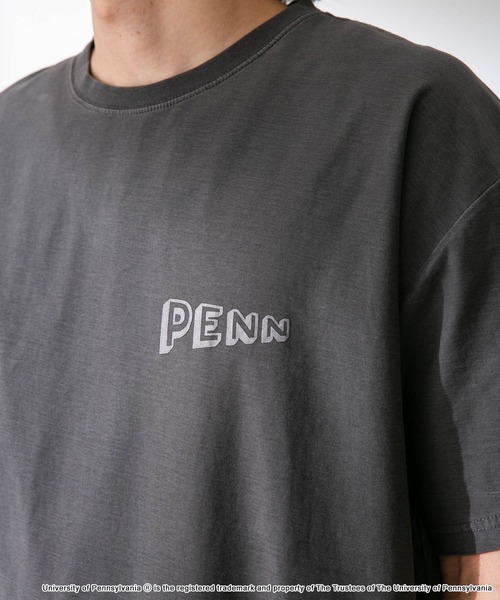 URBAN RESEARCH Sonny Label（アーバンリサーチサニーレーベル）の「PENNカレッジピグメントTシャツ（Tシャツ/カットソー・メンズ・スミクロ/ネイビー・LARGE/MEDIUM）」の11枚目の写真