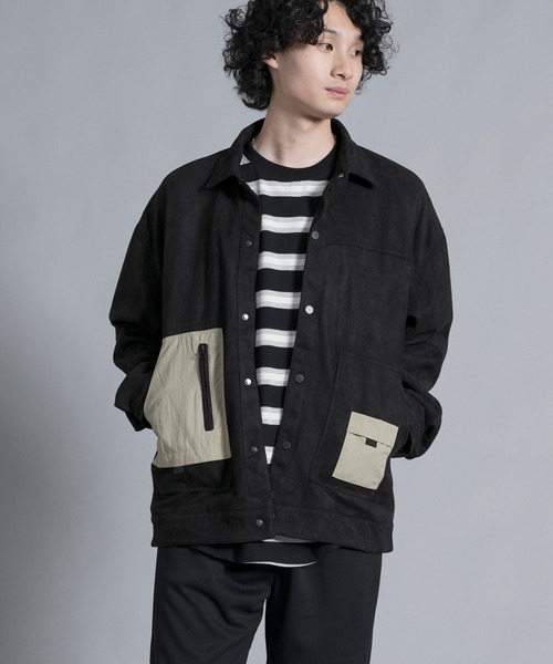 aimoha(アイモハ)の「aimoha men Vintage Pocket Patch Jacket(ブルゾン・メンズ・オフホワイト/ブラック・LARGE/XX-LARGE/XXX-LARGE/MEDIUM/X-LARGE)」の22枚目の写真