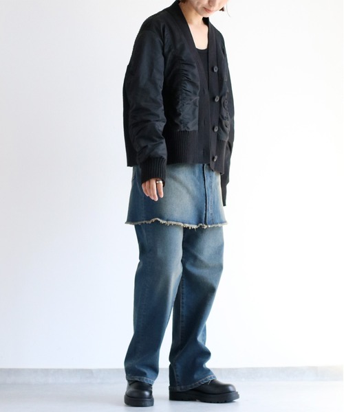 ミリタリードッキングニットジャケット（ブルゾン）｜cepo（セポ）の