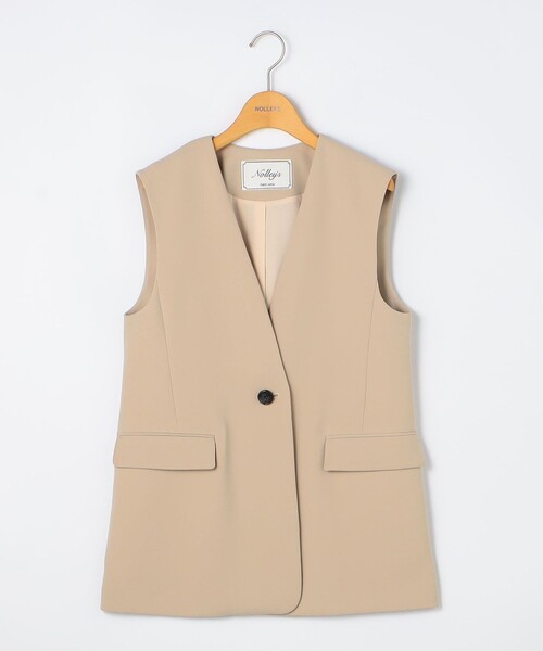 NOLLEY’S(ノーリーズ)の「《セットアップ対応》ウォッシャブルダブルクロスジレ(ベスト・レディース・ベージュ/ブラック・38)」の17枚目の写真
