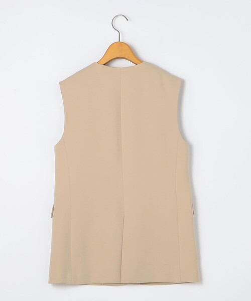 NOLLEY’S(ノーリーズ)の「《セットアップ対応》ウォッシャブルダブルクロスジレ(ベスト・レディース・ベージュ/ブラック・38)」の18枚目の写真