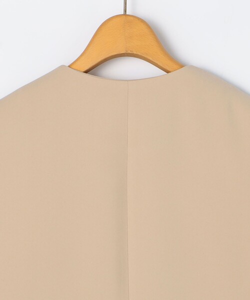 NOLLEY’S(ノーリーズ)の「《セットアップ対応》ウォッシャブルダブルクロスジレ(ベスト・レディース・ベージュ/ブラック・38)」の20枚目の写真