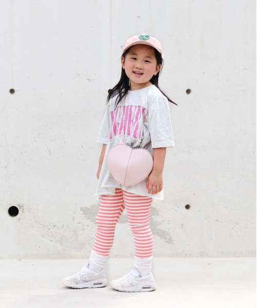 TARKER（ターカー）の「リブボーダーレギンス（その他パンツ・キッズ・ピンク/パープル/ネイビー/ブラック/グレー・110/120/130/140/150）」の17枚目の写真