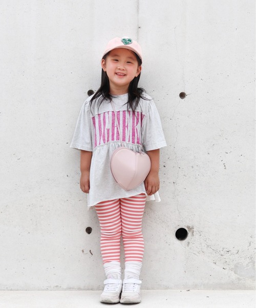 TARKER（ターカー）の「リブボーダーレギンス（その他パンツ・キッズ・ピンク/パープル/ネイビー/ブラック/グレー・110/120/130/140/150）」の18枚目の写真