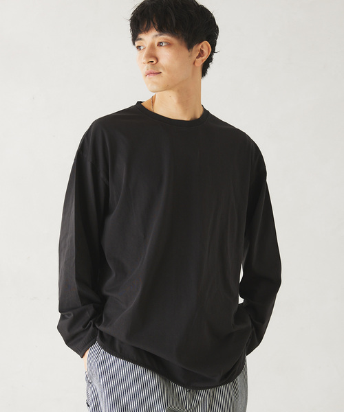 JOURNAL STANDARD relume リブ編み長袖Tシャツ2色セット セール】レイヤードロングスリーブTシャツ(Tシャツ/カットソー