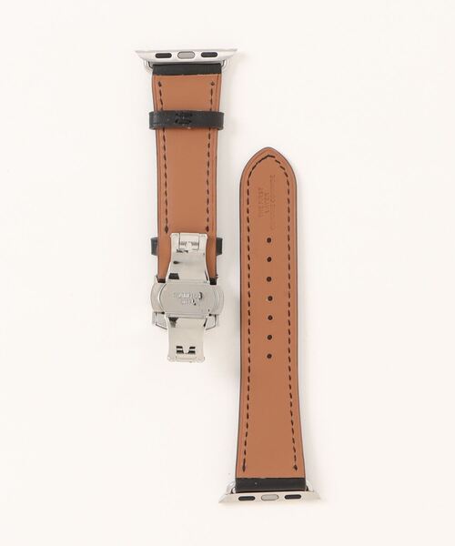 Fun & Daily(ファンアンドデイリー)の「F&D : フェイクレザー Apple Watch Band(デジタル腕時計・メンズ・ブラウン/ブラック/ネイビー・44mm/40mm)」の7枚目の写真