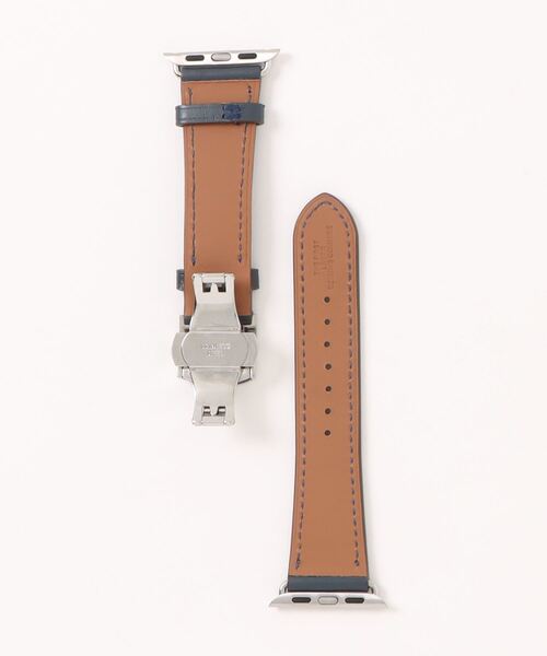 Fun & Daily(ファンアンドデイリー)の「F&D : フェイクレザー Apple Watch Band(デジタル腕時計・メンズ・ブラウン/ブラック/ネイビー・44mm/40mm)」の11枚目の写真