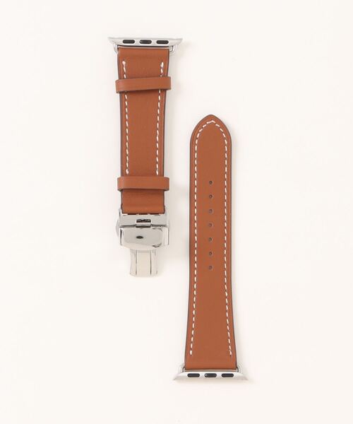Fun & Daily(ファンアンドデイリー)の「F&D : フェイクレザー Apple Watch Band(デジタル腕時計・メンズ・ブラウン/ブラック/ネイビー・44mm/40mm)」の4枚目の写真