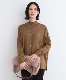 ●新品　インディヴィ　ニット　イエロー　大きいサイズ INDIVI｜インディヴィのニット/セーター（イエロー/黄色系）通販