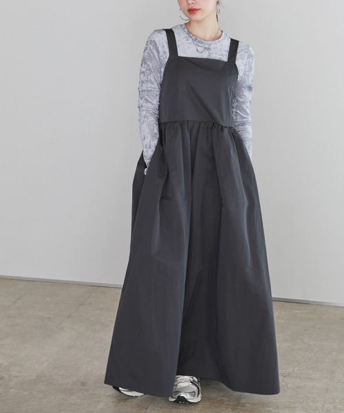 shetila(シェティラ)の「シアーベロアストレッチカットソー(Tシャツ/カットソー・レディース・グレー/オリーブ/キナリ/ライトグレー/ブラック/アイボリー・M/FREE)」の21枚目の写真
