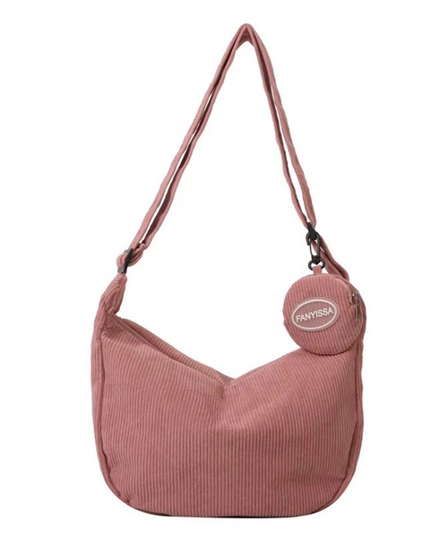 FUNALIVE（ファンアライブ）の「ABETTOR コーデュロイポーチ付ショルダーバッグ（小）（ショルダーバッグ・メンズ・ブラック/ホワイト/ベージュ/グリーン/ピンク・FREE）」の14枚目の写真