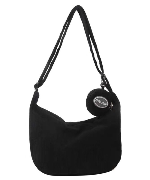 FUNALIVE（ファンアライブ）の「ABETTOR コーデュロイポーチ付ショルダーバッグ（小）（ショルダーバッグ・メンズ・ブラック/ホワイト/ベージュ/グリーン/ピンク・FREE）」の11枚目の写真