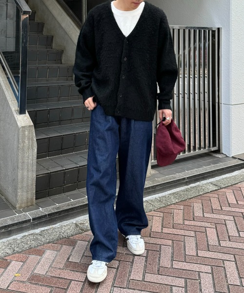 CIAOPANIC TYPY(チャオパニックティピー)の「タックワイドデニムパンツ(デニムパンツ・メンズ・ブラック/グレー/ブラウン/ネイビー・MEDIUM/LARGE)」の14枚目の写真