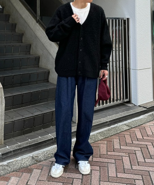 CIAOPANIC TYPY(チャオパニックティピー)の「タックワイドデニムパンツ(デニムパンツ・メンズ・ブラック/グレー/ブラウン/ネイビー・MEDIUM/LARGE)」の15枚目の写真