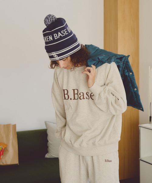 BROKEN BASE（ブロークンベース）の「Broken Base アソートスウェット（スウェット・メンズ・ボルドー/ネイビー/オートミール/ブラック系/ブラック/レッド系/ネイビー系/グレー系・MEDIUM/LARGE）」の11枚目の写真