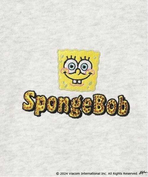 LOVETOXIC（ラブトキシック）の「【スポンジ・ボブ】×【Angel Blue】【綿100％】パーカ（パーカー・キッズ・ホワイト系その他/チャコール/オフホワイト・FREE）」の10枚目の写真