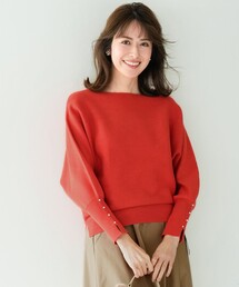 【洗える・セットアップ可】アンチピリングドルマン畔 ニット