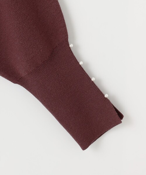 ANY SIS（エニィスィス）の「【洗える・セットアップ可】アンチピリングドルマン畔 ニット（ニット/セーター・レディース・アイボリー系/ブラック系/オレンジ系/ダルブルー系/ダークブラウン系・2）」の9枚目の写真