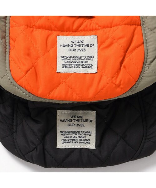 BREEZE（ブリーズ）の「キルティングミニショルダーバッグ（ボディバッグ/ウエストポーチ・キッズ・ブラック/レインボー・FREE）」の3枚目の写真