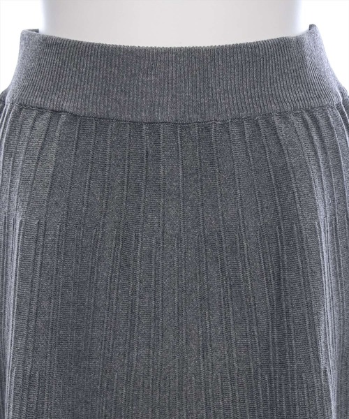 clear（クリア）の「ニットフレアミニスカート [大人可愛い]≪2024AW新作≫（スカート・レディース・ブラック/グレー・F）」の10枚目の写真