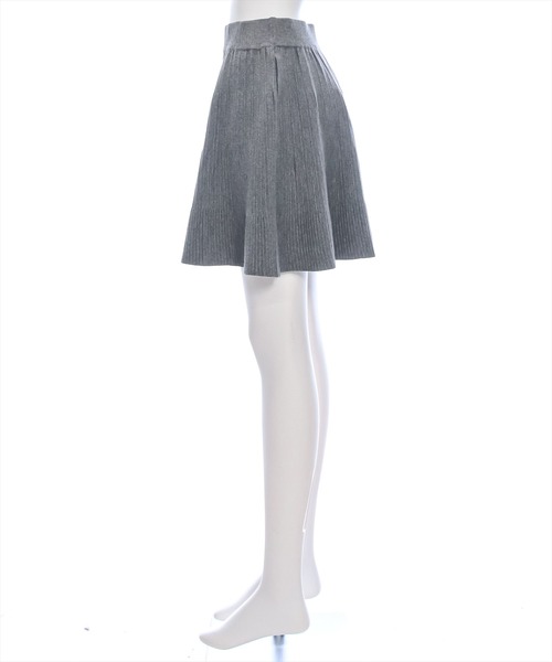 clear（クリア）の「ニットフレアミニスカート [大人可愛い]≪2024AW新作≫（スカート・レディース・ブラック/グレー・F）」の13枚目の写真