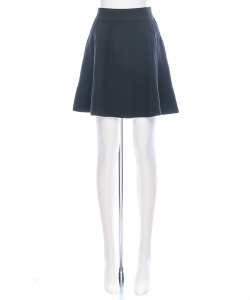 clear（クリア）の「ニットフレアミニスカート [大人可愛い]≪2024AW新作≫（スカート・レディース・ブラック/グレー・F）」の15枚目の写真