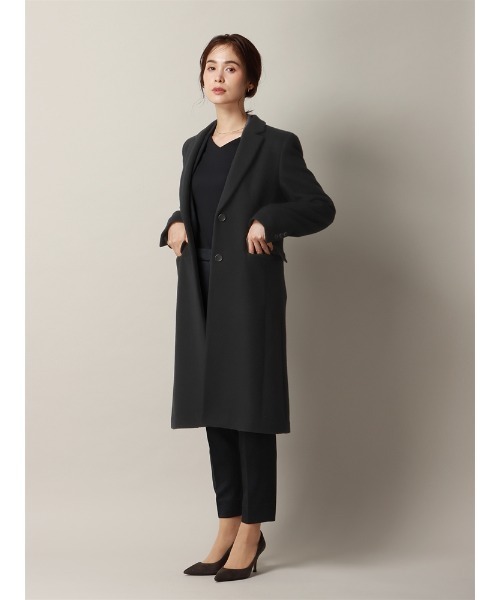 【セール】シングルチェスターコート 撥水 RESCWOOL ライトビーバー（ダウンジャケット/コート）｜SUIT SQUARE（スーツスクエア）